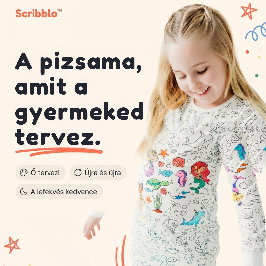 Scribblo™ – Kreatív Pizsama