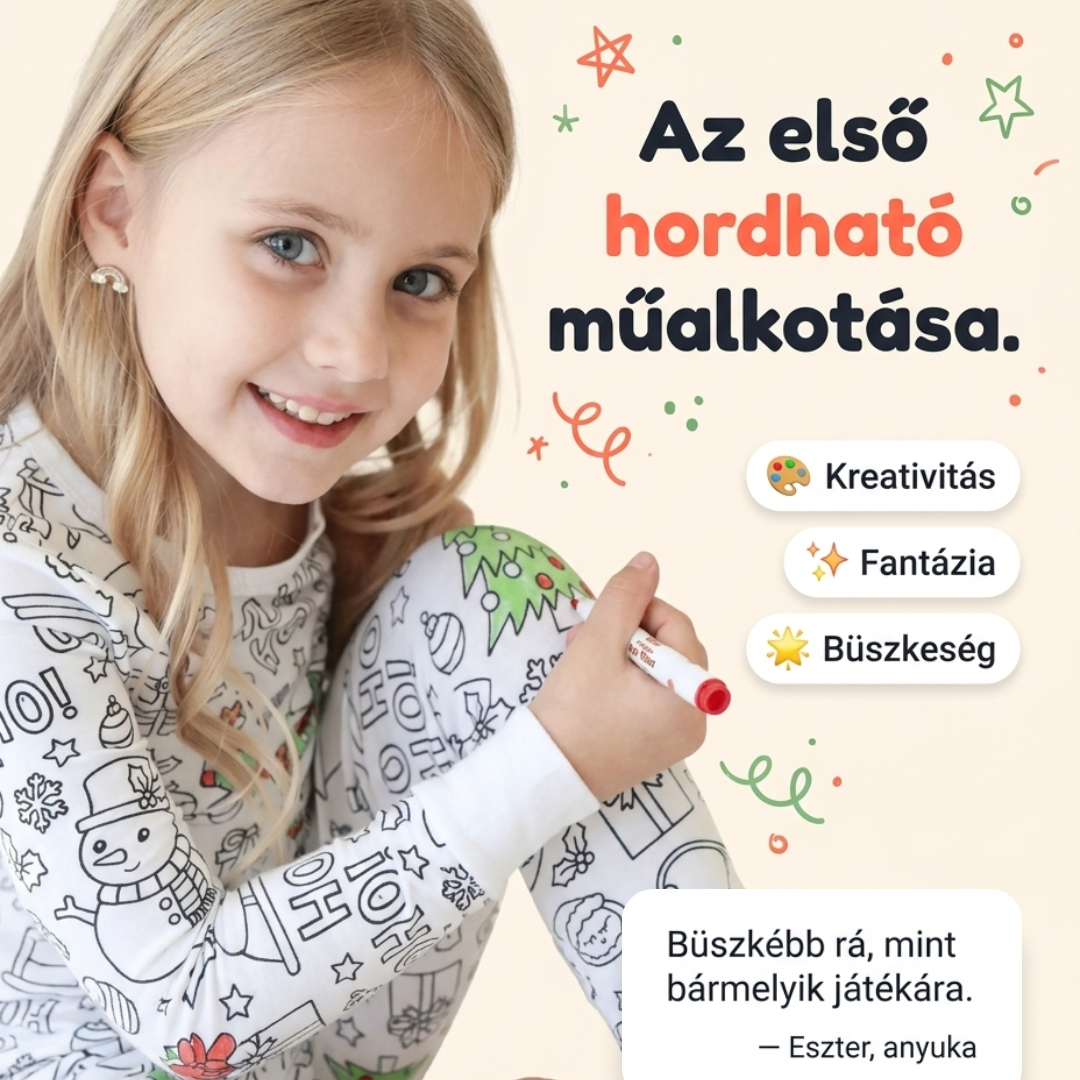 Scribblo™ – Kreatív Pizsama