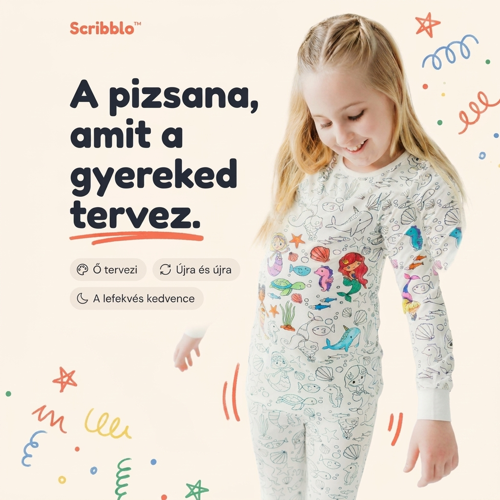 Scribblo™ – Kreatív Pizsama