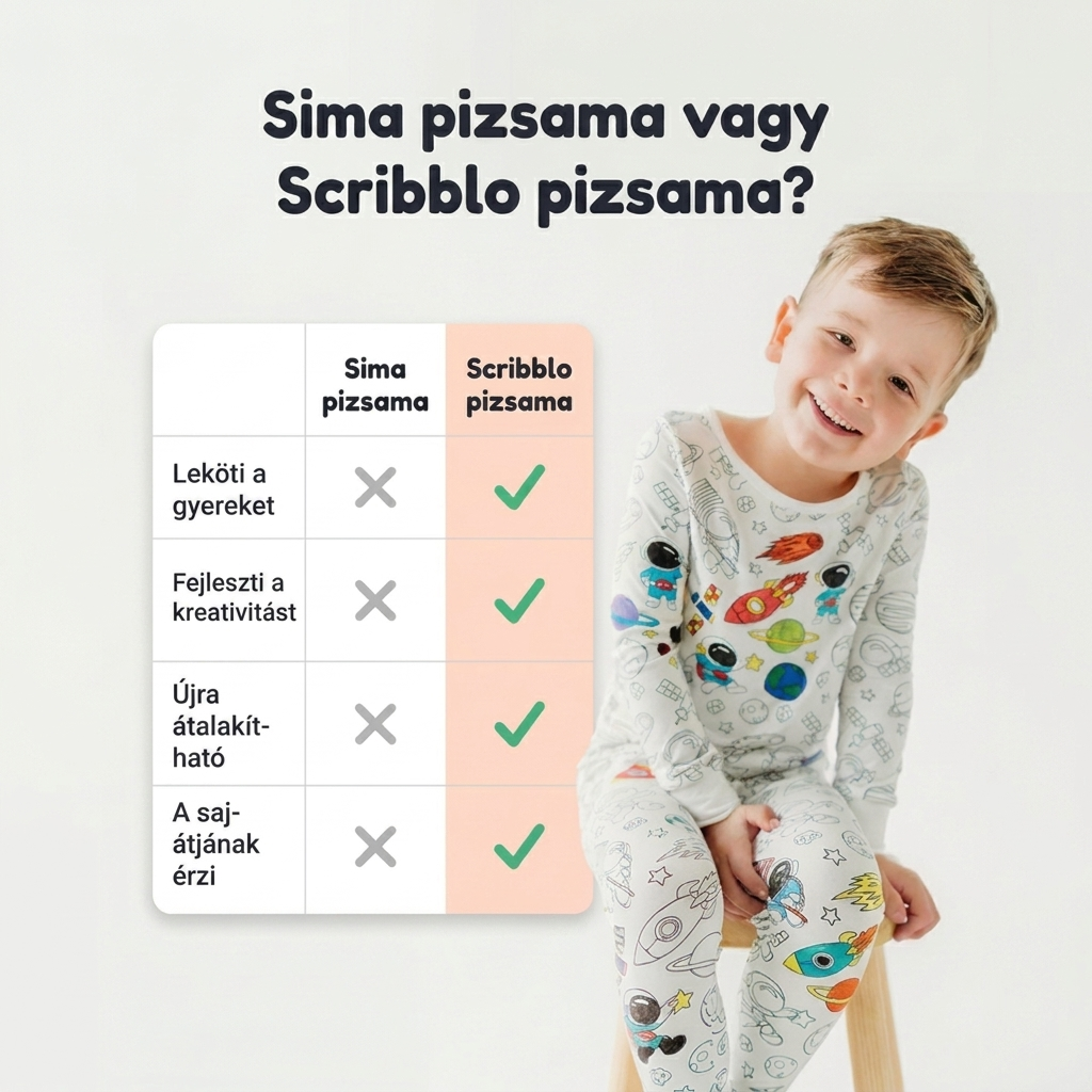 Scribblo™ – Kreatív Pizsama